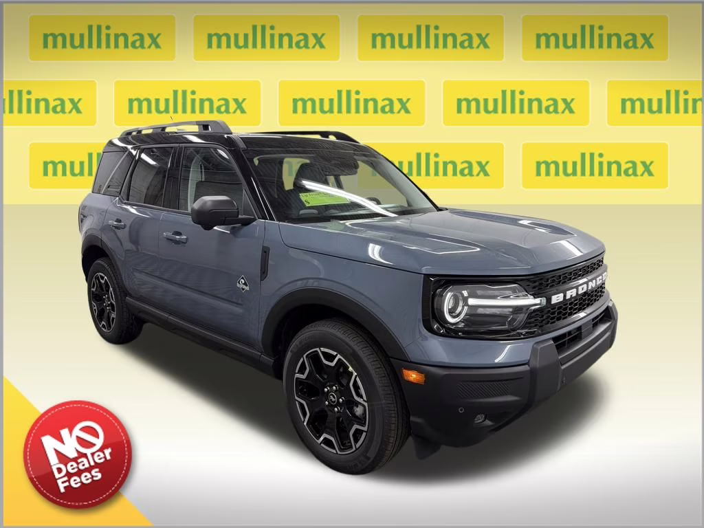2025 AZURE GRAY TRI-COAT Ford Bronco Sport Outer Banks 4X4 SUV