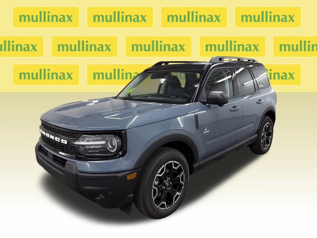 2025 AZURE GRAY TRI-COAT Ford Bronco Sport Outer Banks 4X4 SUV