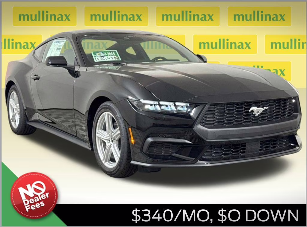 2026 Shadow Black Ford Mustang EcoBoost RWD Coupe