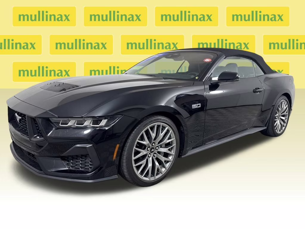 2025 Shadow Black Ford Mustang GT Premium RWD Convertible