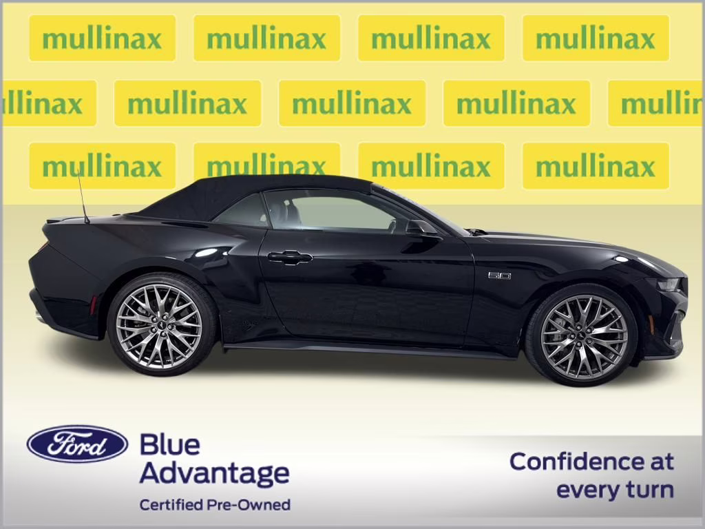 2025 Shadow Black Ford Mustang GT Premium RWD Convertible