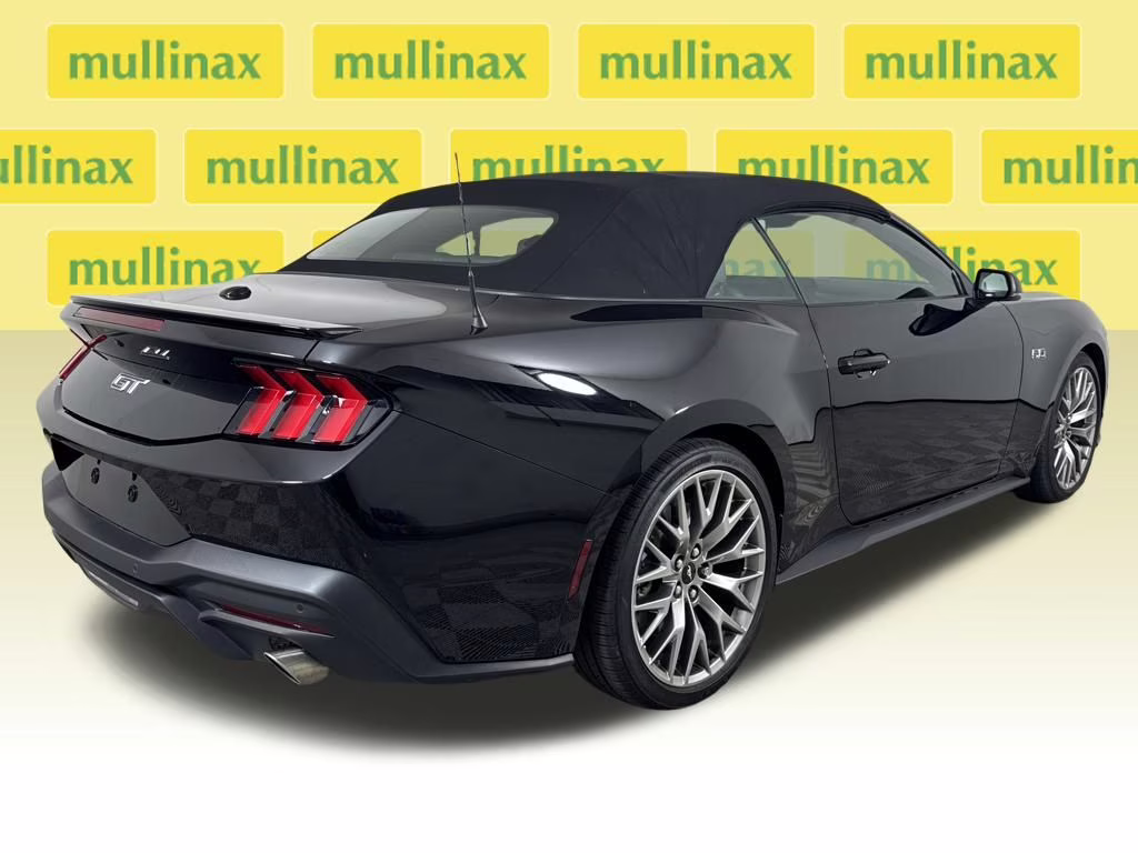 2025 Shadow Black Ford Mustang GT Premium RWD Convertible