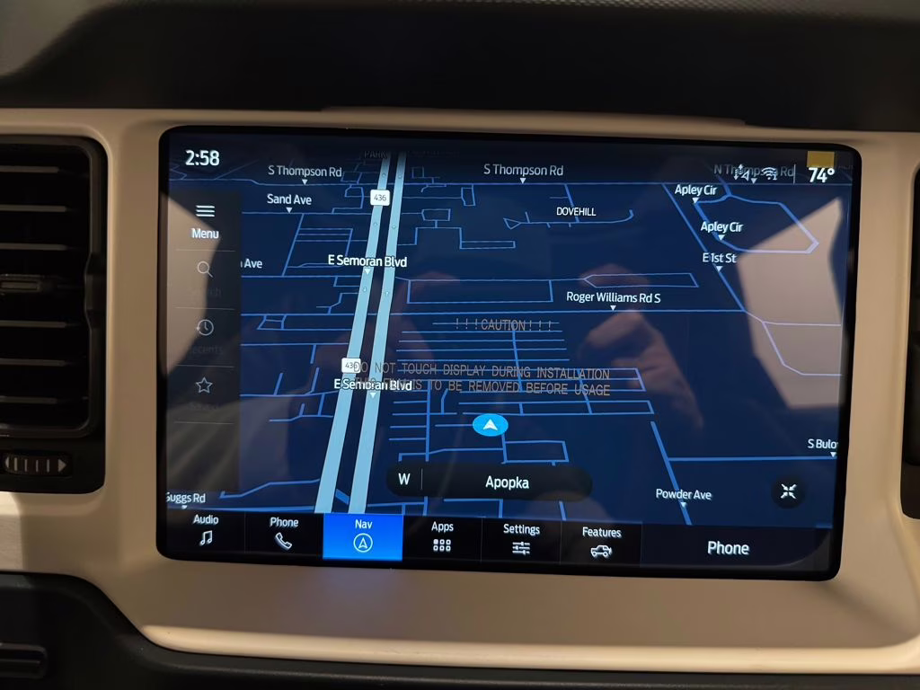 2025 Azure Gray Metallic Tri-Coat Ford Bronco Heritage Edition 4X4 SUV