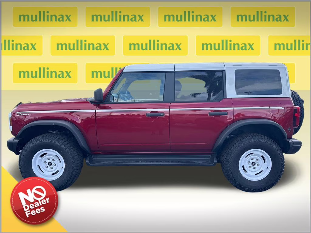 2025 Ruby Red Metallic Tinted Clearcoat Ford Bronco Heritage Edition 4X4 SUV