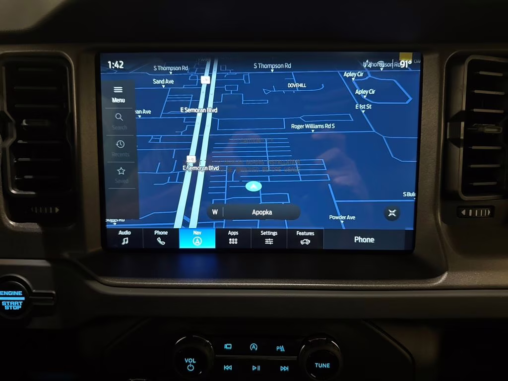 2025 Azure Gray Metallic Tri-Coat Ford Bronco Badlands 4X4 SUV