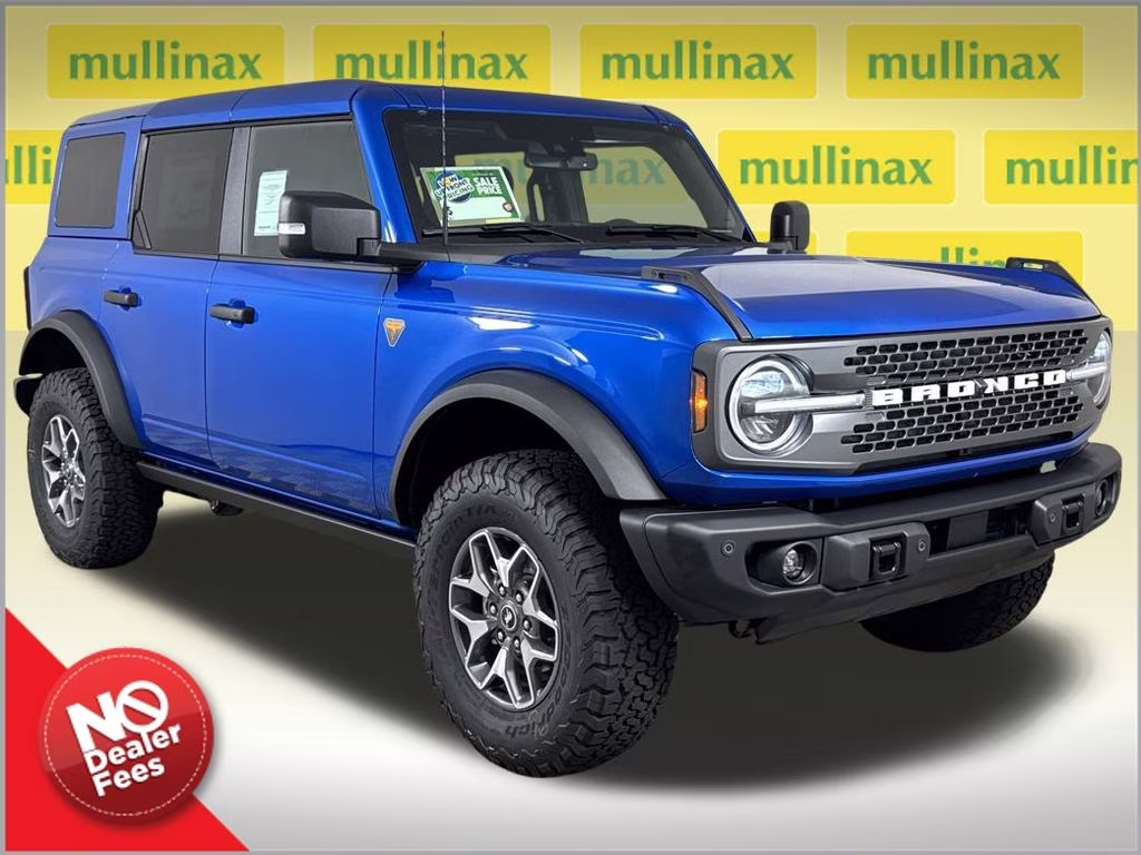 2025 Velocity Blue Metallic Ford Bronco Badlands 4X4 SUV