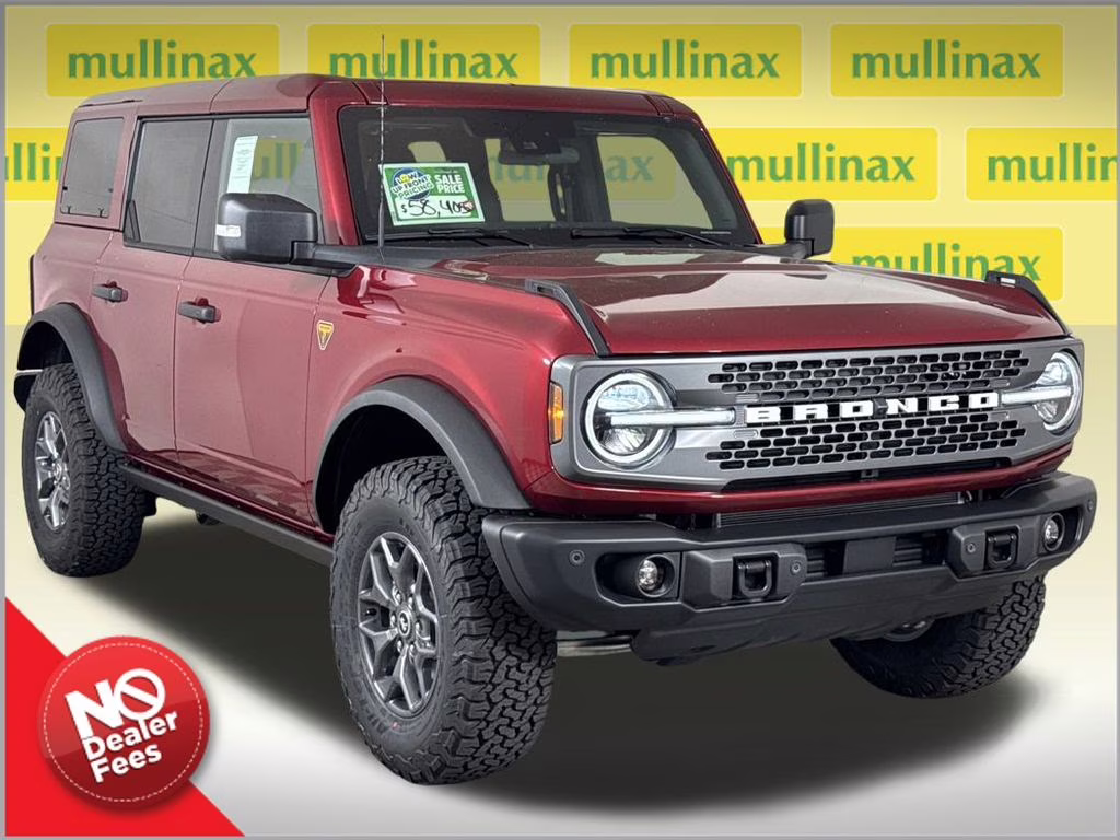 2025 Ruby Red Metallic Tinted Clearcoat Ford Bronco Badlands 4X4 SUV