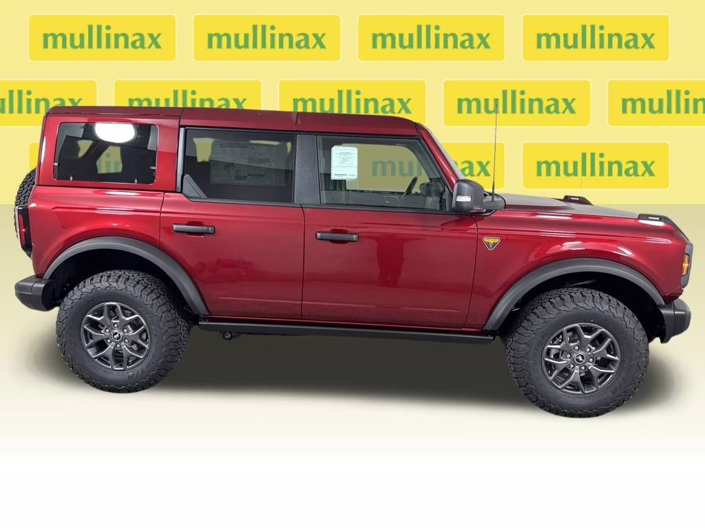 2025 Ruby Red Metallic Tinted Clearcoat Ford Bronco Badlands 4X4 SUV
