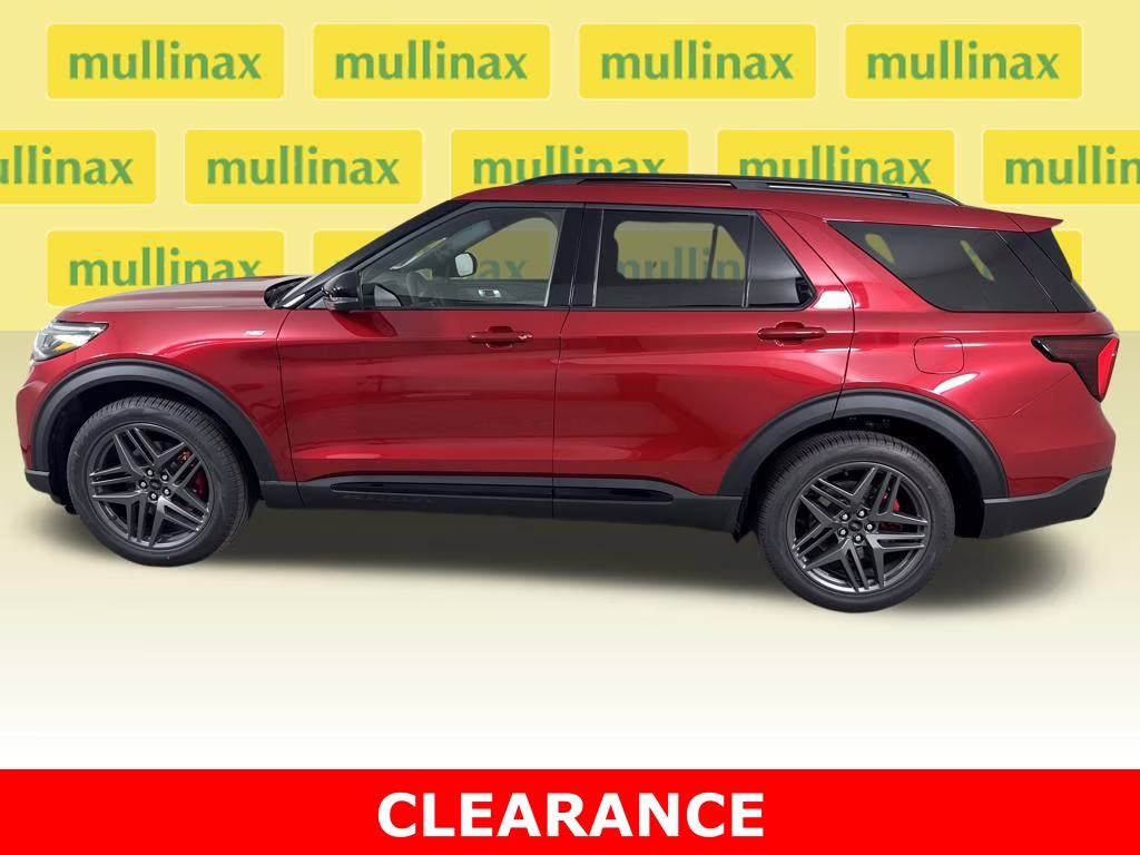 2026 Rapid Red Metallic Tinted Clearcoat Ford Explorer ST-Line RWD SUV