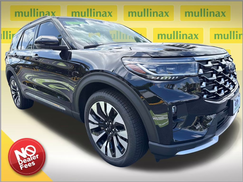 2026 Agate Black Metallic Ford Explorer Platinum 4X4 SUV