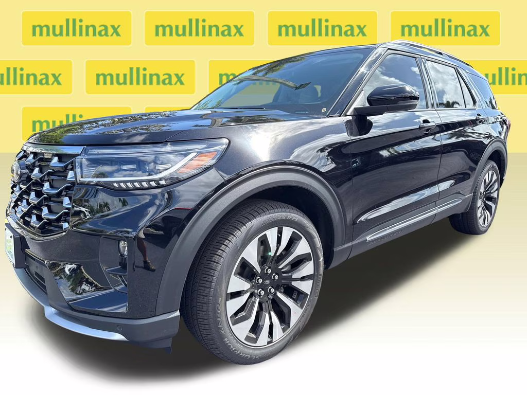 2026 Agate Black Metallic Ford Explorer Platinum 4X4 SUV