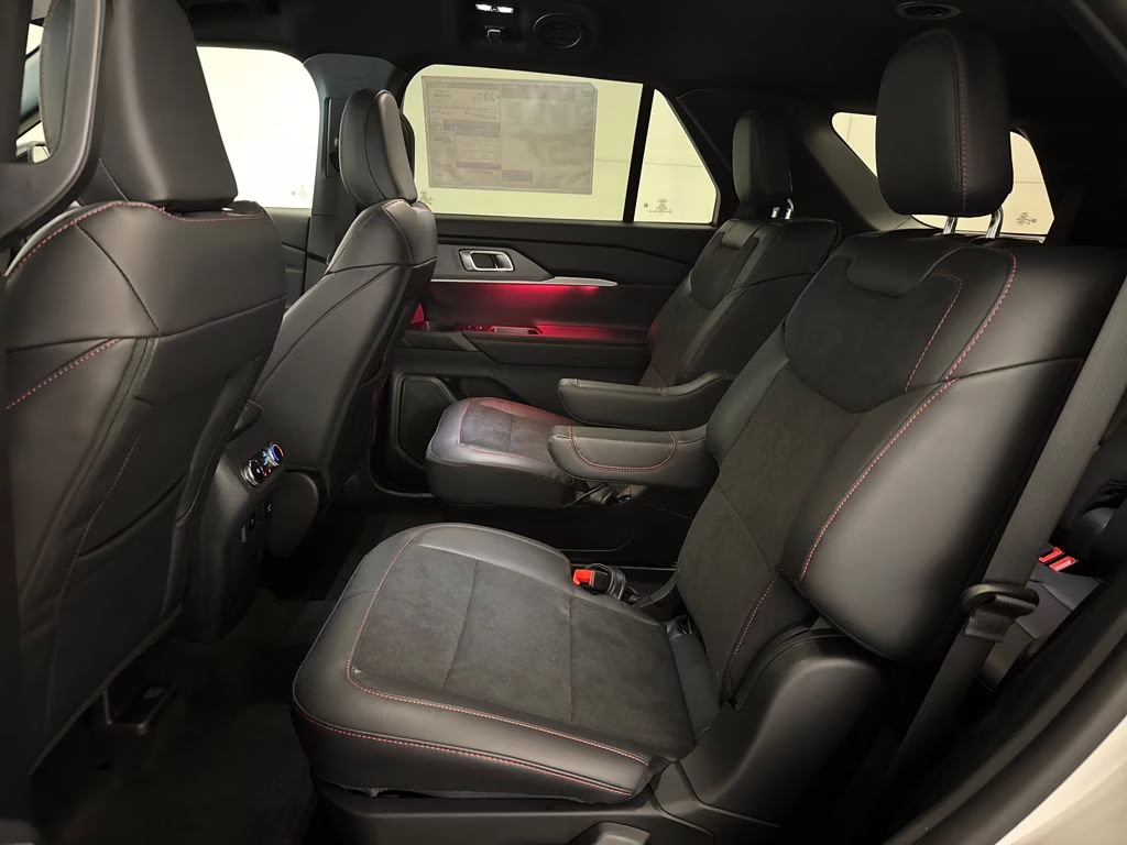 2026 Star White Metallic Tri-Coat Ford Explorer ST 4X4 SUV