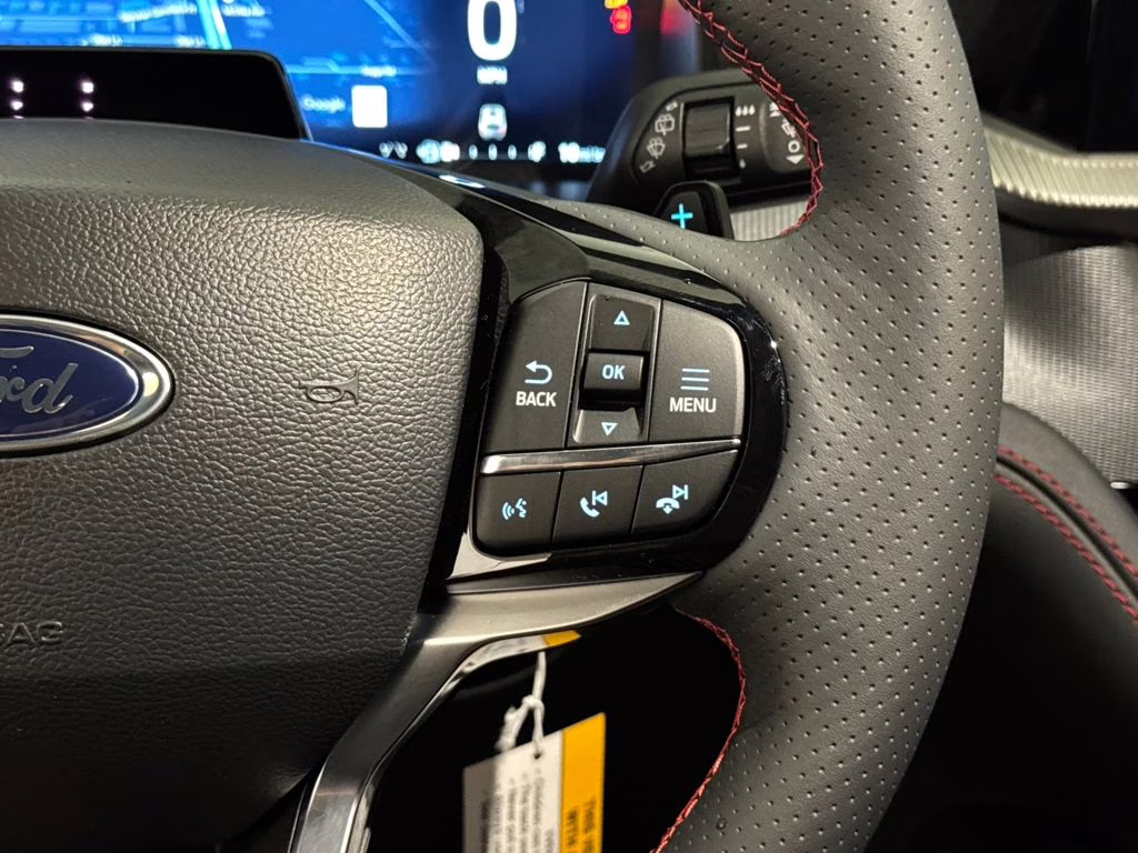 2026 Star White Metallic Tri-Coat Ford Explorer ST 4X4 SUV