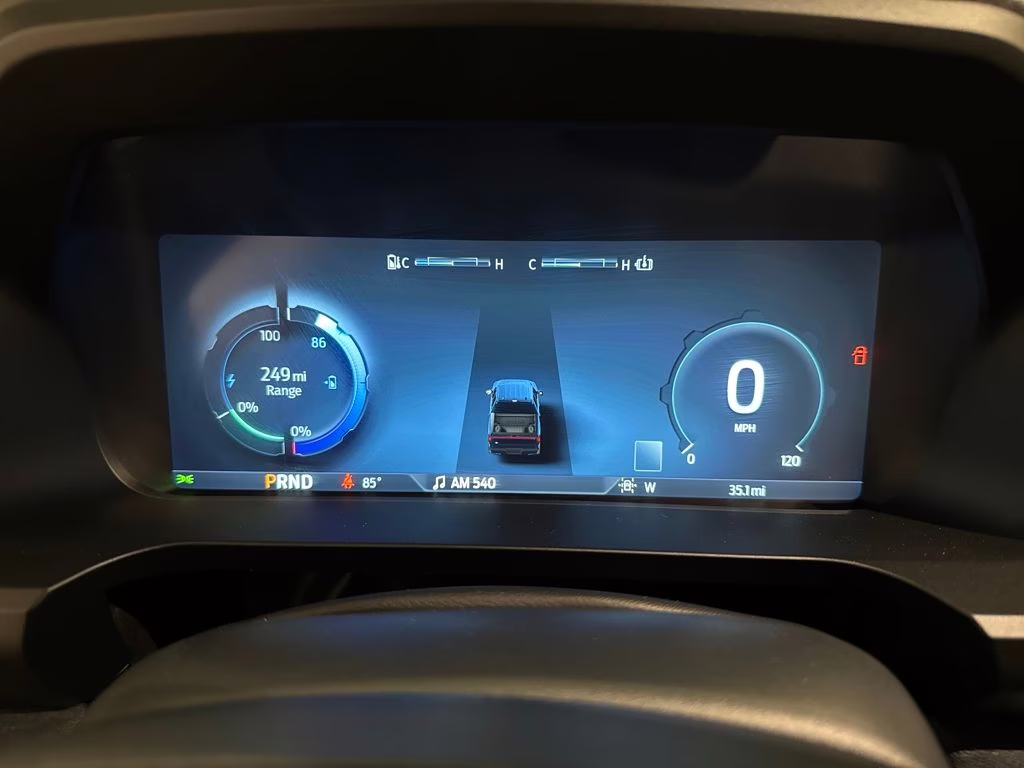 2025 Agate Black Metallic Ford F-150 Lightning Flash AWD Truck