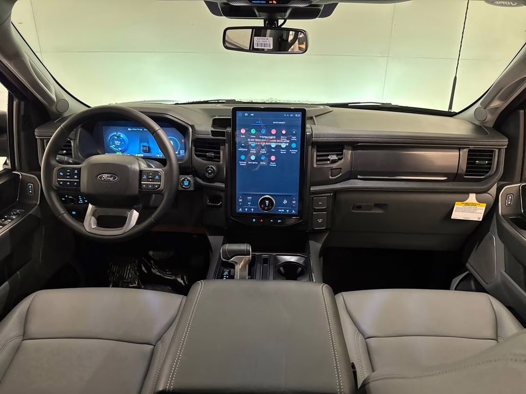 2025 Agate Black Metallic Ford F-150 Lightning Flash AWD Truck