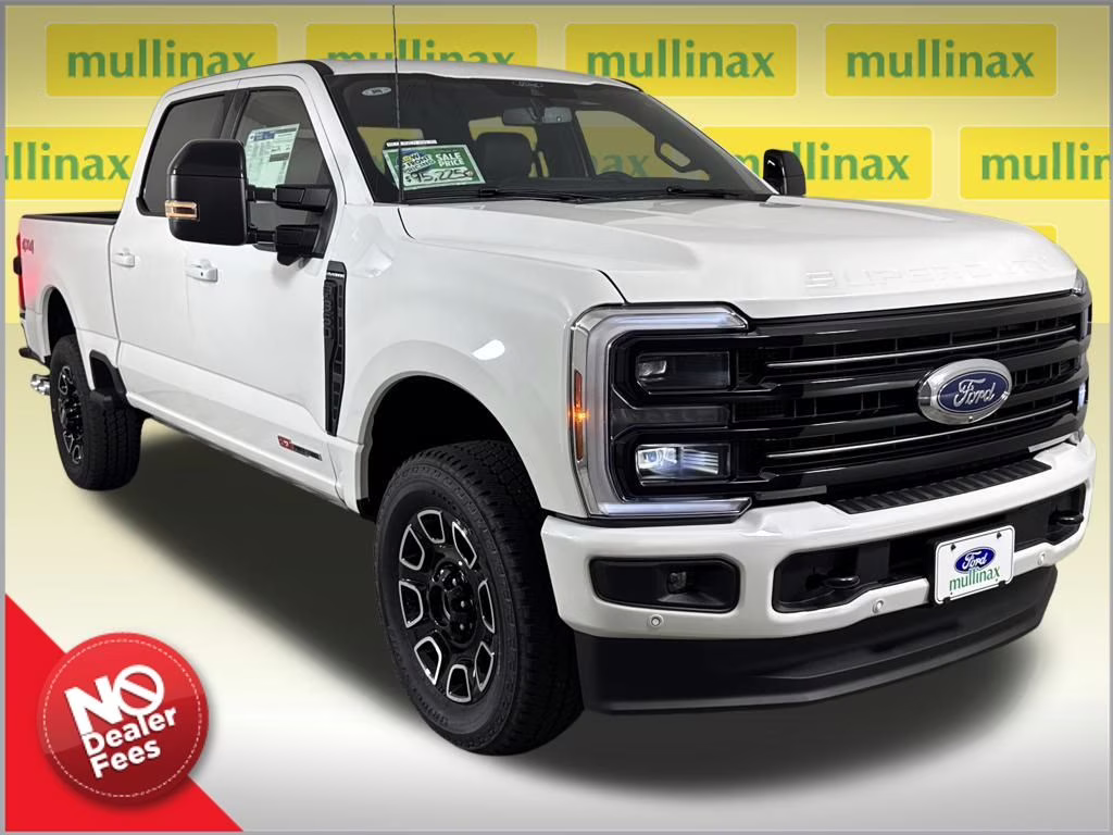 2026 Star White Metallic Tri-Coat Ford Super Duty F-350 SRW Platinum 4X4 Truck