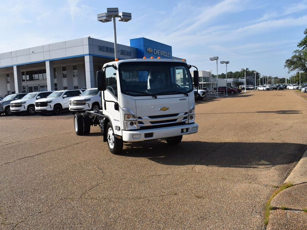 2025 Artic White Chevrolet 4500 HG LCF Gas Base RWD Truck