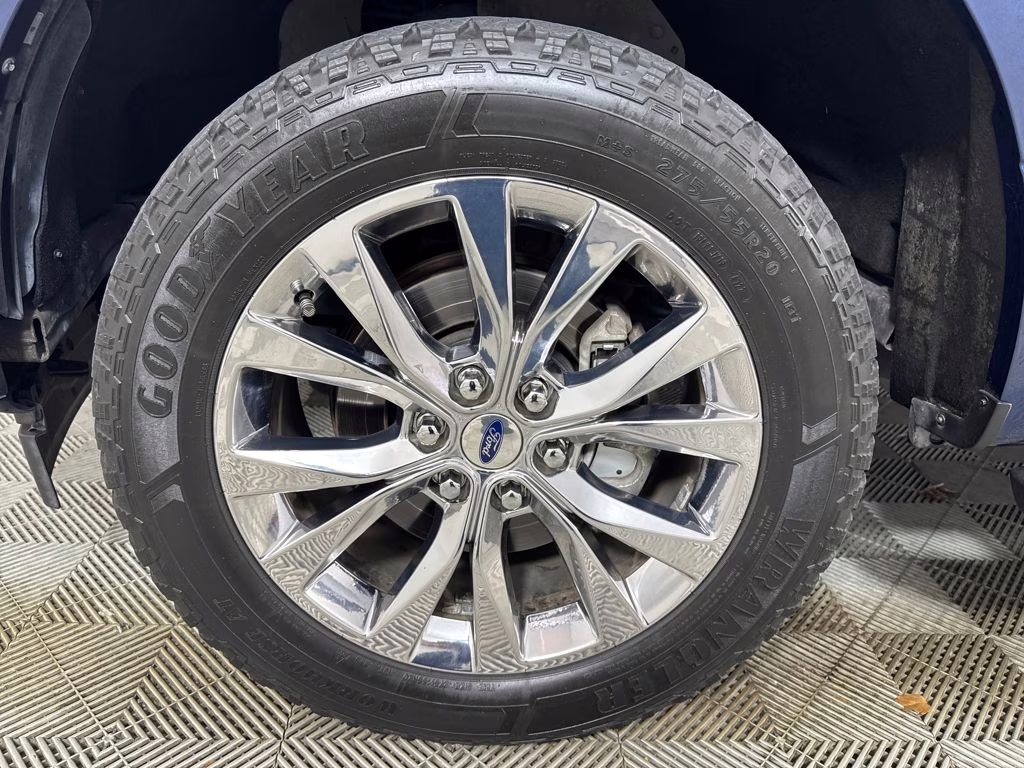 2017 Blue Jeans Metallic Ford F-150 XLT 4X4 Truck