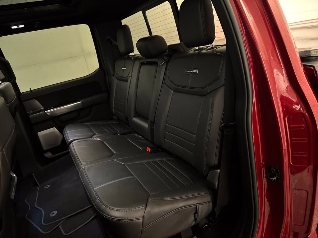 2025 Rapid Red Metallic Tinted Clearcoat Ford F-150 Platinum 4X4 Truck