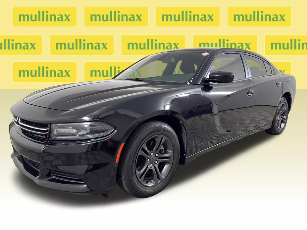2017 Pitch Black Clearcoat Dodge Charger SE RWD Sedan