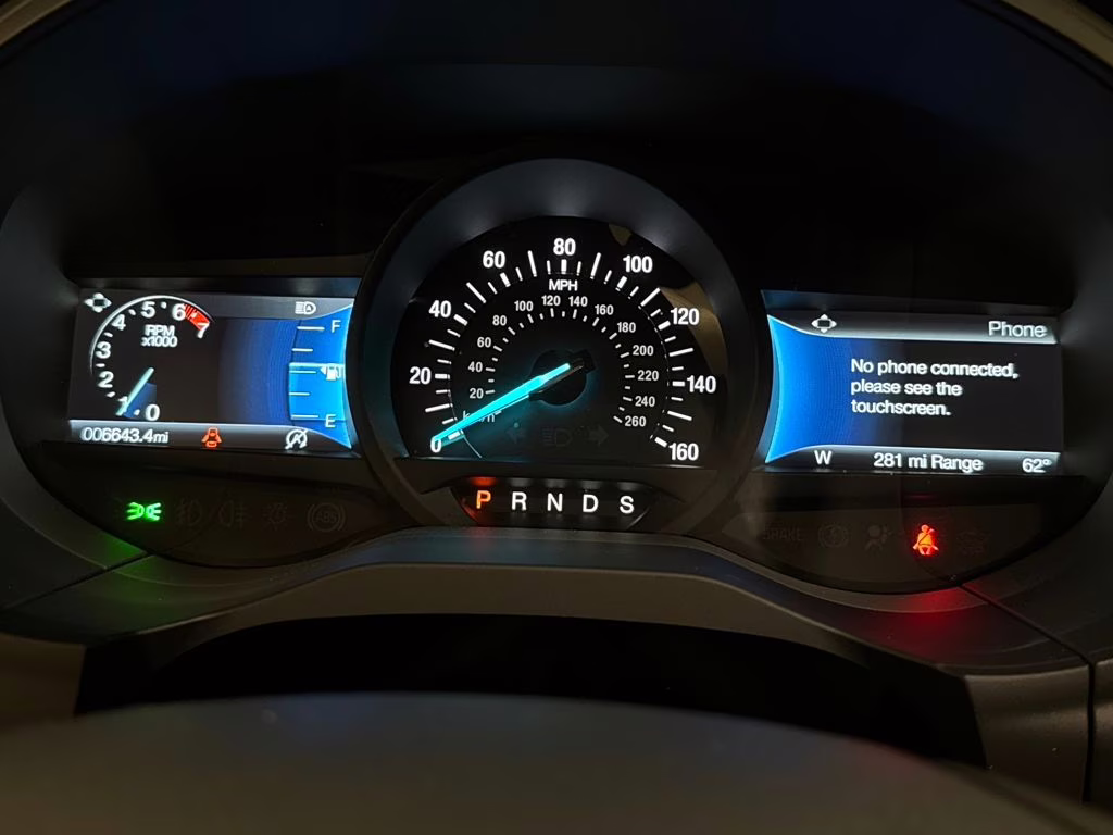 2024 Atlas Blue Metallic Ford Edge ST Line AWD SUV