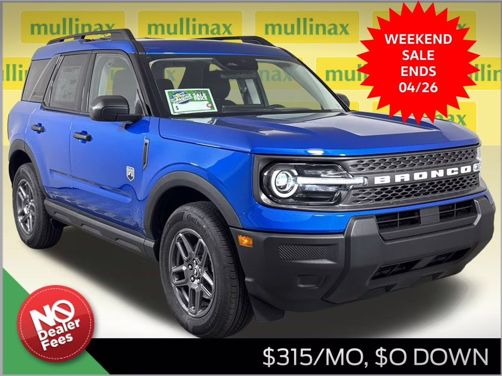 2025 Velocity Blue Metallic Ford Bronco Sport Big Bend 4X4 SUV