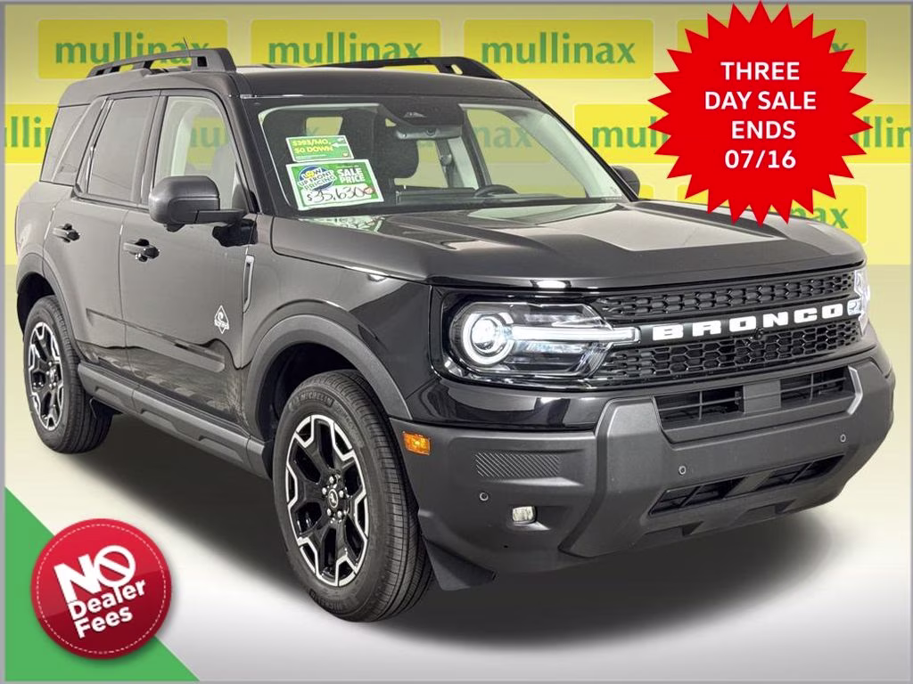 2025 Shadow Black Ford Bronco Sport Outer Banks 4X4 SUV