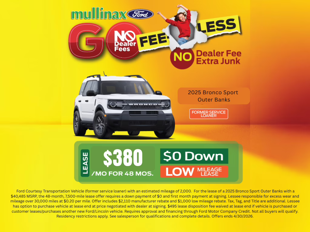 2025 Shadow Black Ford Bronco Sport Outer Banks 4X4 SUV