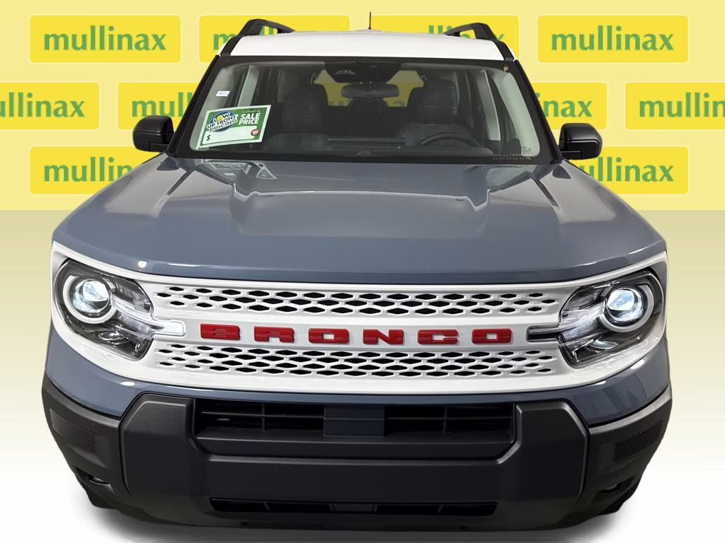 2025 Azure Gray Metallic Tri-Coat Ford Bronco Sport Heritage 4X4 SUV