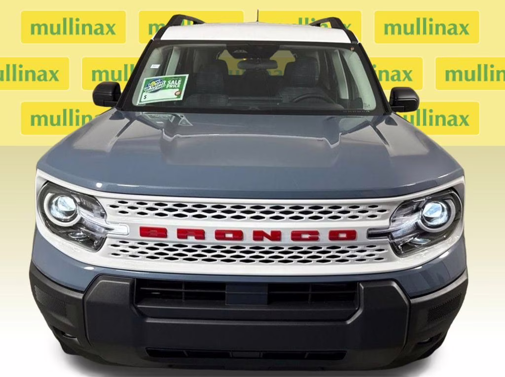 2025 Azure Gray Metallic Tri-Coat Ford Bronco Sport Heritage 4X4 SUV