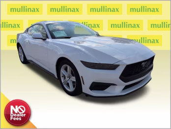 2026 Oxford White Ford Mustang EcoBoost RWD Coupe