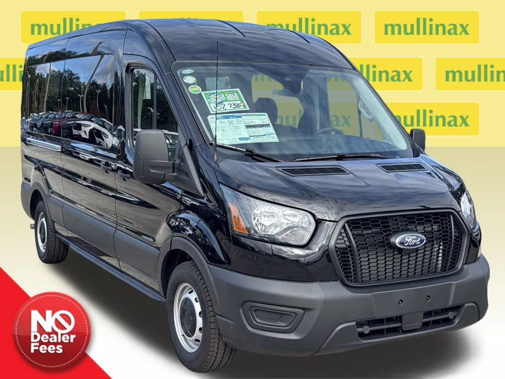 2025 Black Metallic Ford Transit-350 XL RWD Crossover