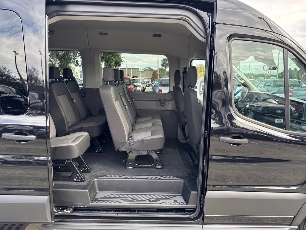 2025 Black Metallic Ford Transit-350 XL RWD Crossover
