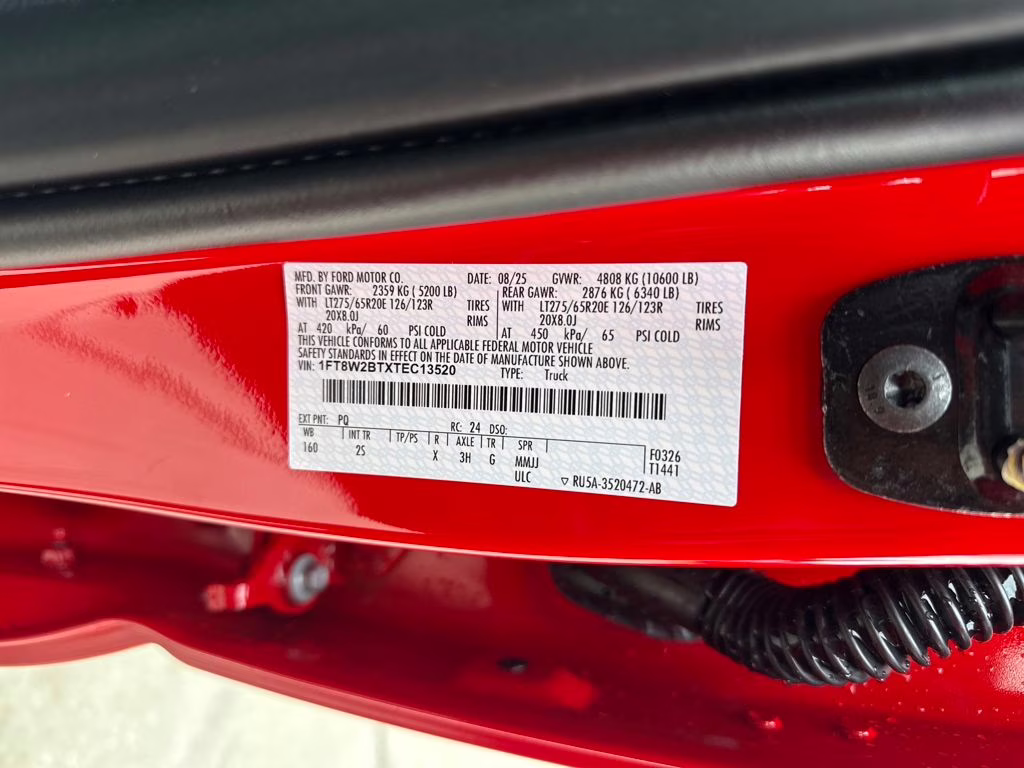 2026 Race Red Ford Super Duty F-250 SRW XLT 4X4 Truck