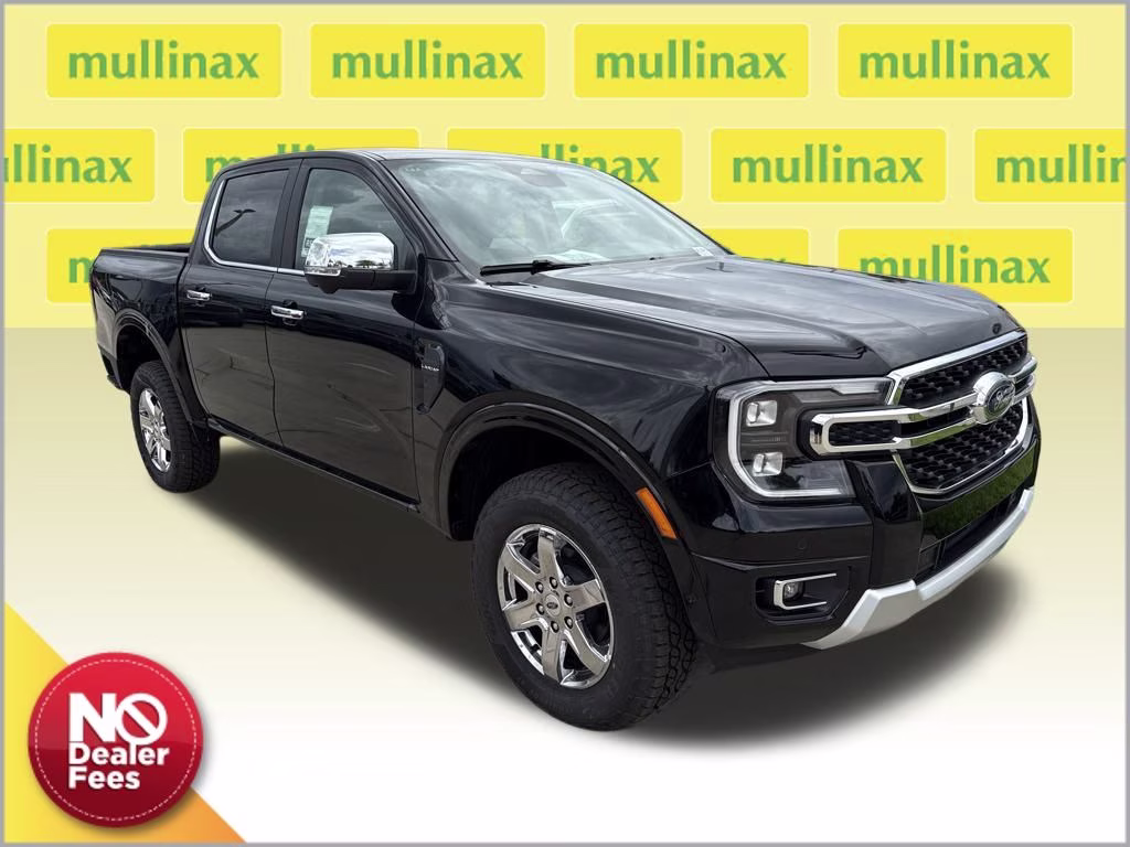 2024 Shadow Black Ford Ranger Lariat 4X4 Truck