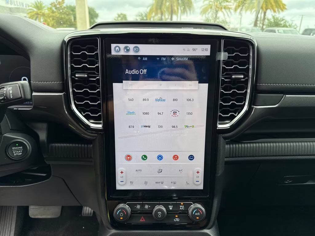 2024 Shadow Black Ford Ranger Lariat 4X4 Truck