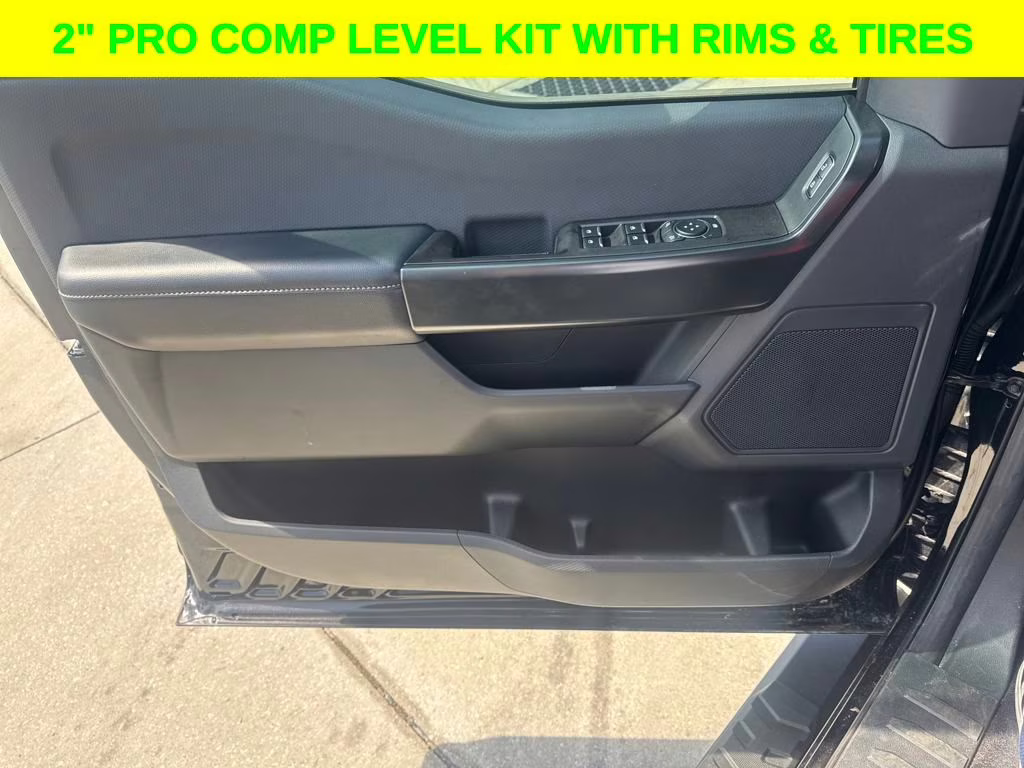 2024 Agate Black Metallic Ford F-150 STX DSI LEVELED & RIMS RWD Truck