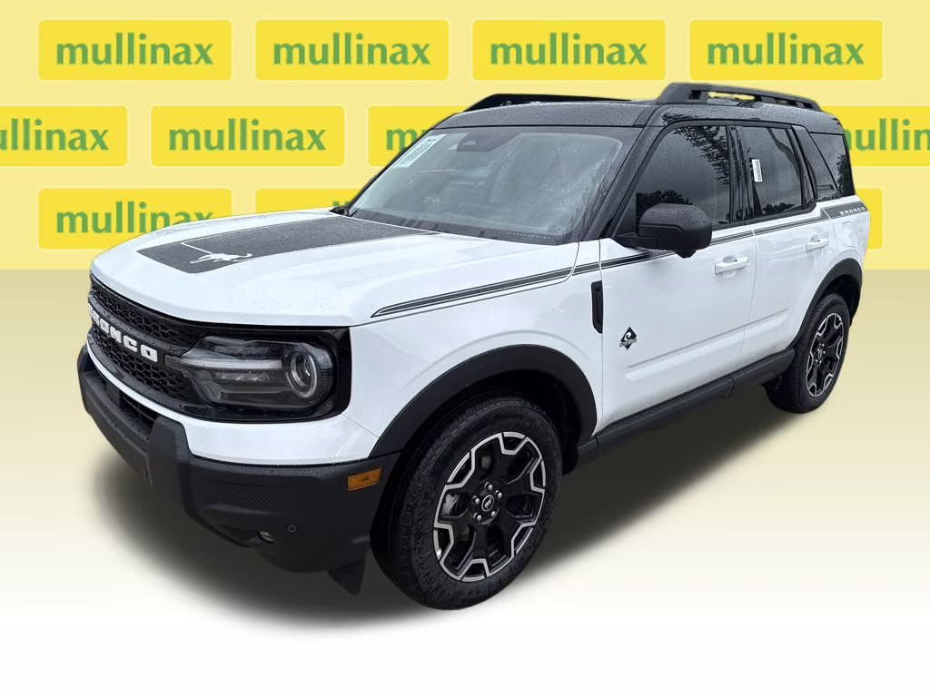 2025 Oxford White Ford Bronco Sport Outer Banks 4X4 SUV