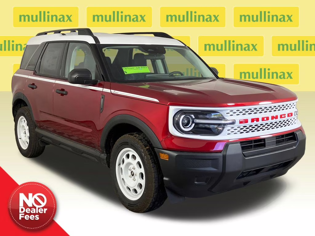 2025 Ruby Red Metallic Ford Bronco Sport Heritage 4X4 SUV