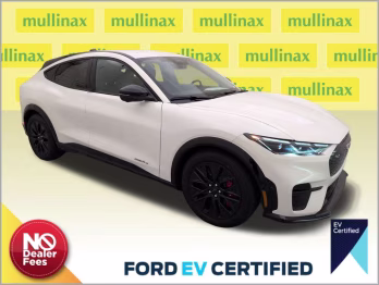 2025 Star White Metallic TC Ford Mustang Mach-E Premium RWD SUV