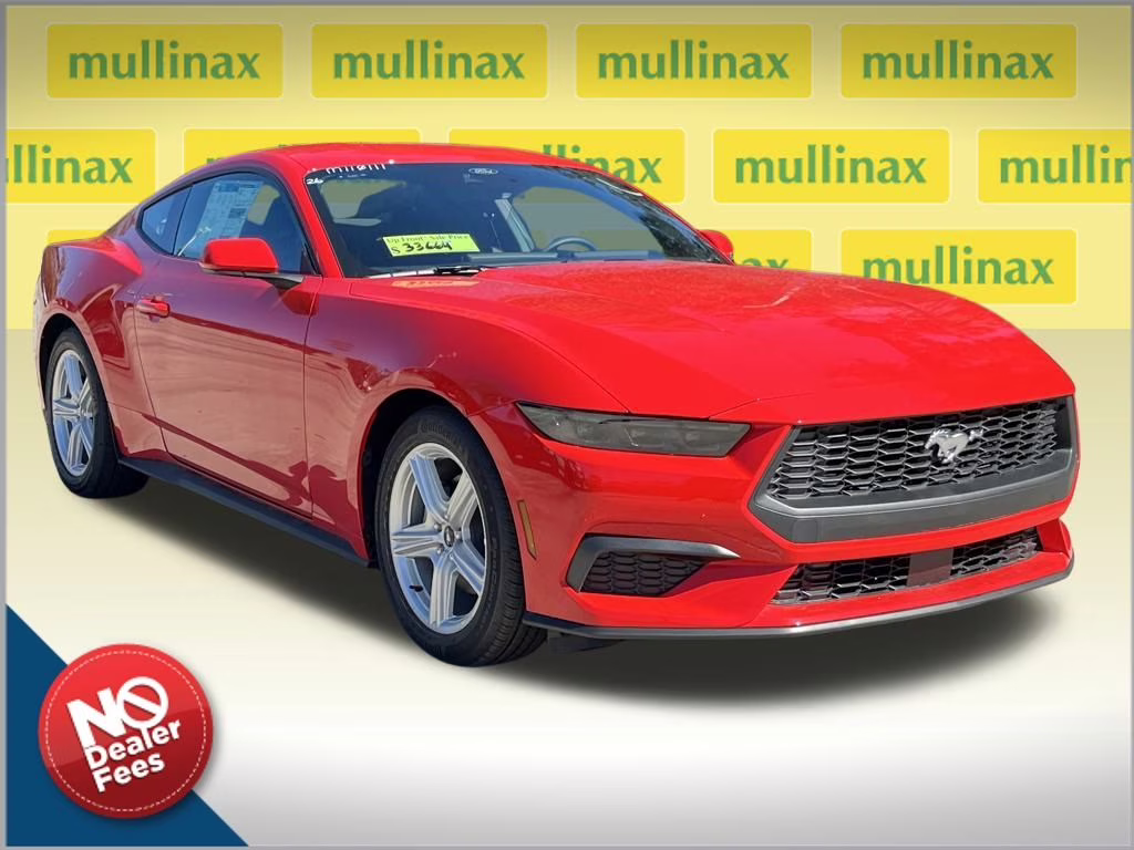 2026 Race Red Ford Mustang EcoBoost RWD Coupe