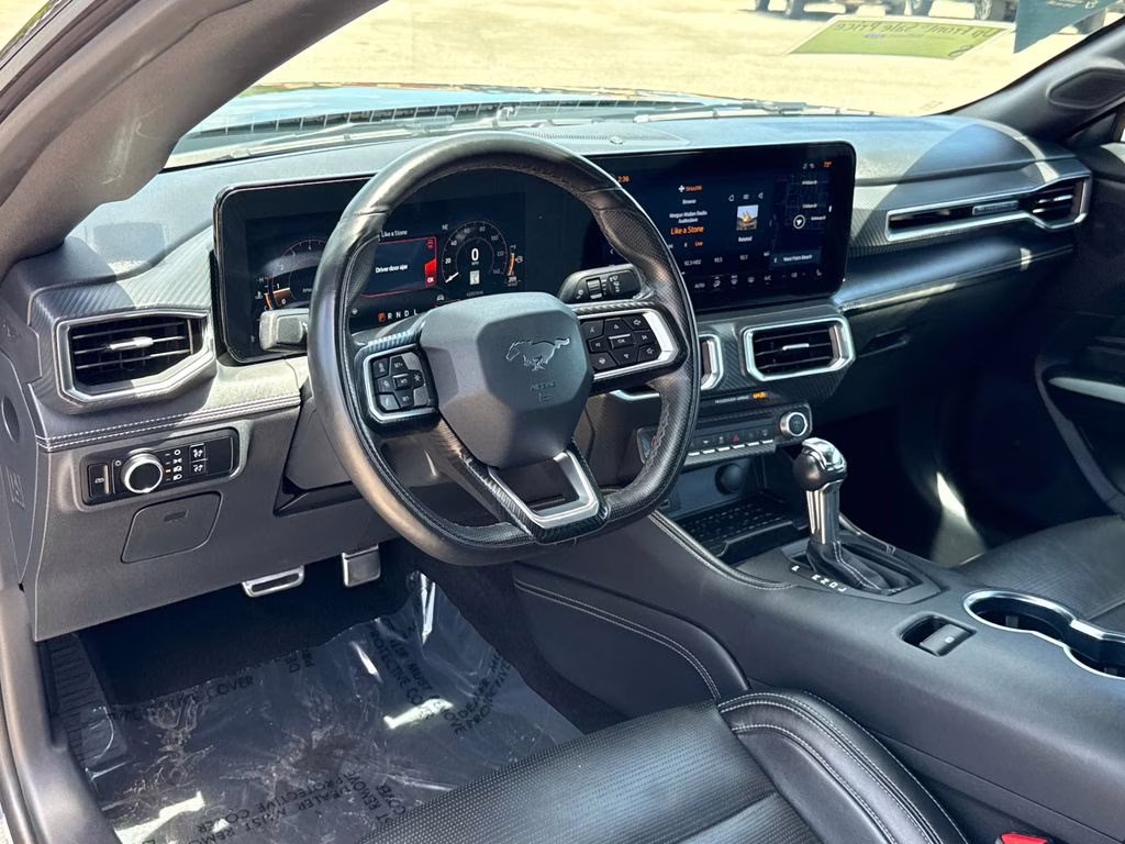 2024 Shadow Black Ford Mustang EcoBoost Premium RWD Convertible