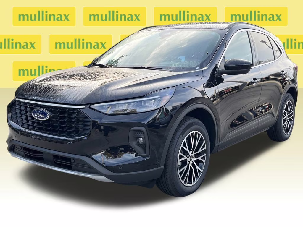 2025 Agate Black Metallic Ford Escape Plug-In Hybrid Base FWD SUV