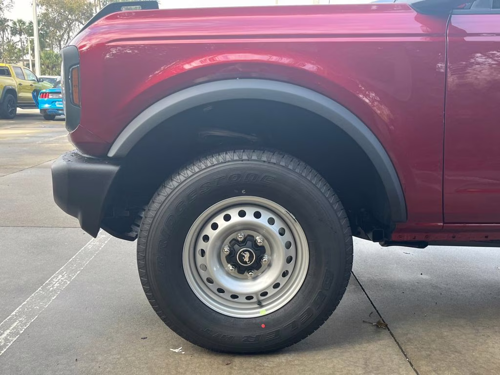 2025 Ruby Red Metallic Tinted Clearcoat Ford Bronco Base 4X4 SUV