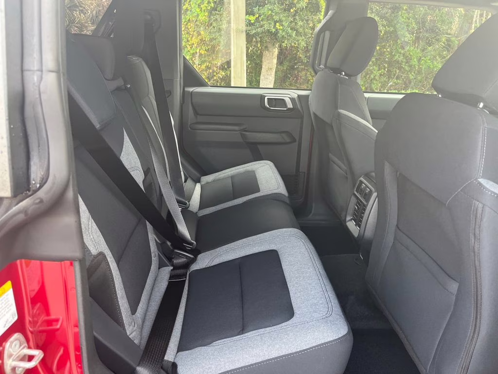 2025 Ruby Red Metallic Tinted Clearcoat Ford Bronco Base 4X4 SUV