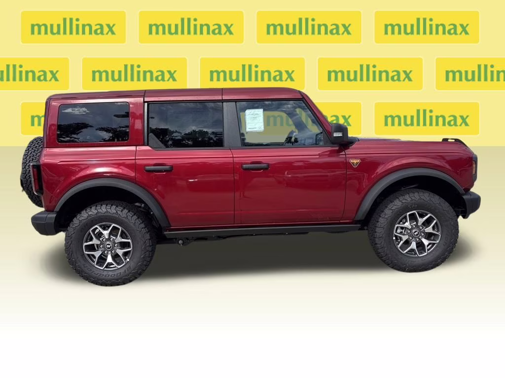 2025 Ruby Red Metallic Tinted Clearcoat Ford Bronco Badlands 4X4 SUV