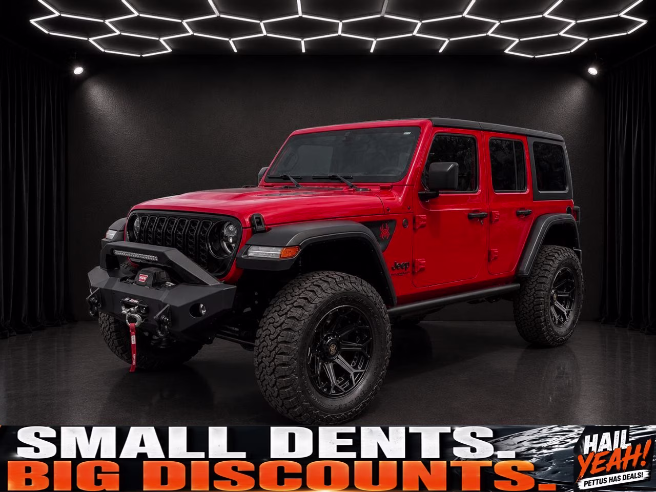 2024 Firecracker Red Clearcoat Jeep Wrangler Willys 4X4 SUV