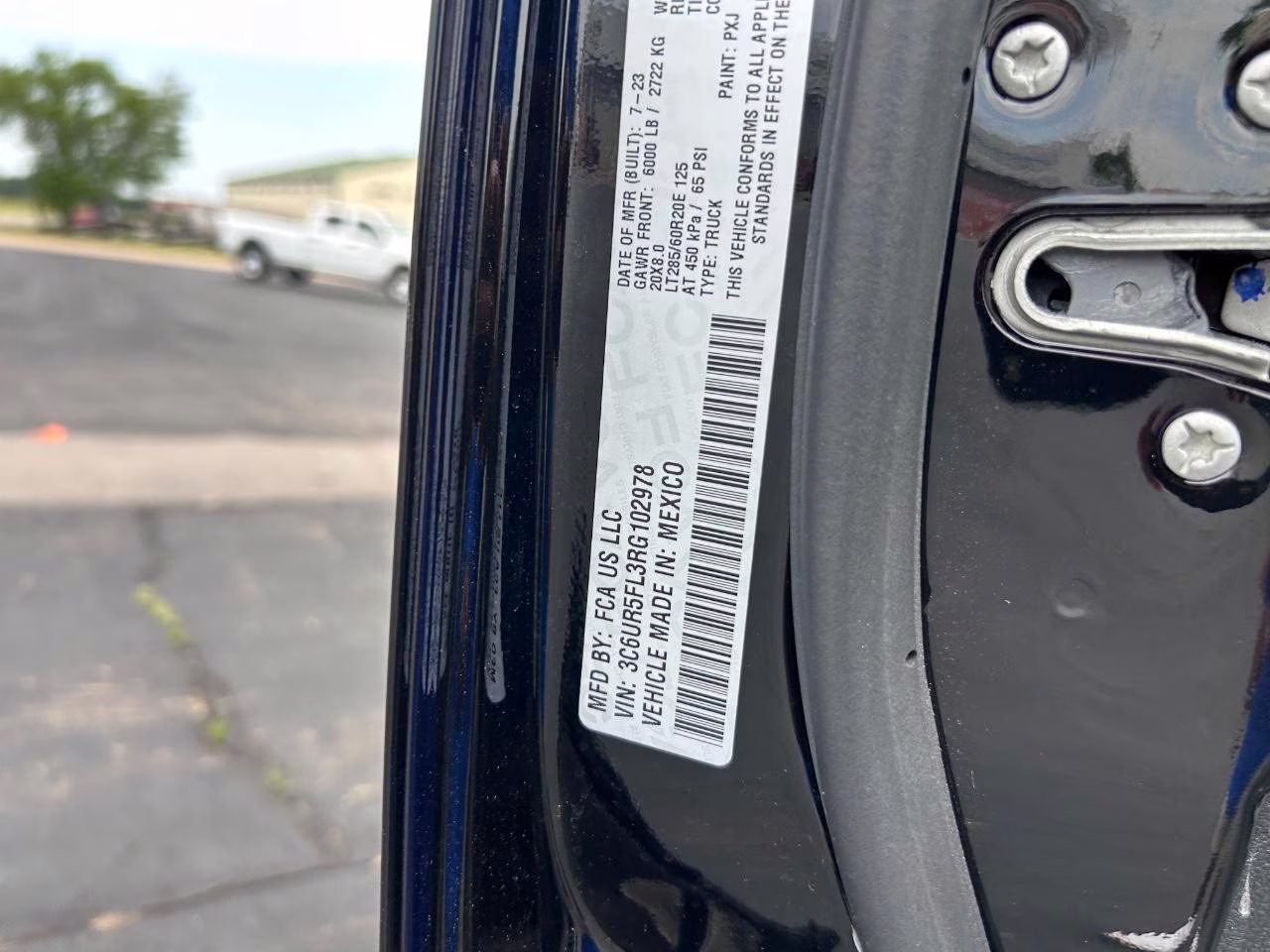 2024 Diamond Black Crystal Pearlcoat Ram 2500 Laramie 4X4 Truck