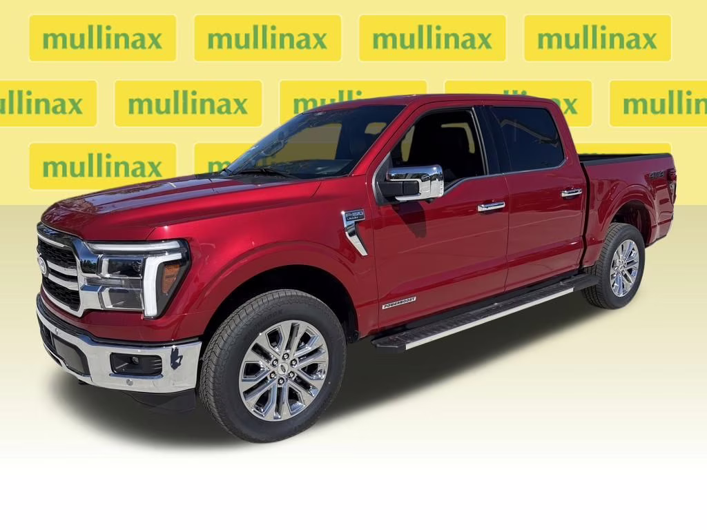 2025 Red Metallic Ford F-150 Lariat 4X4 Truck