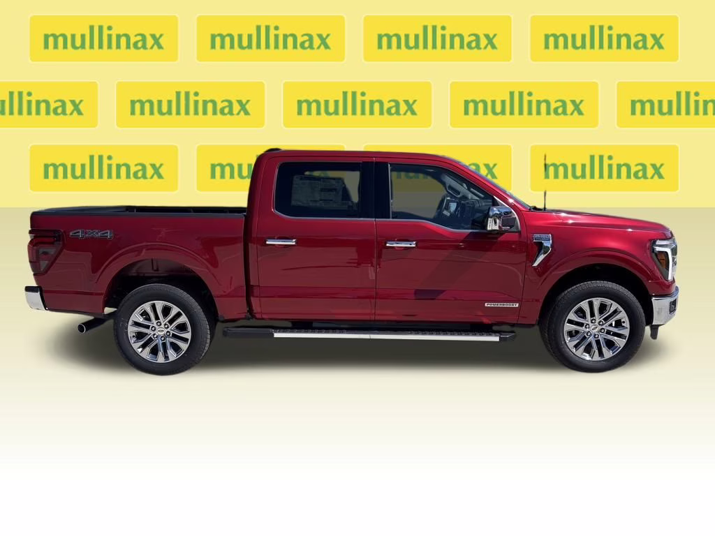 2025 Red Metallic Ford F-150 Lariat 4X4 Truck